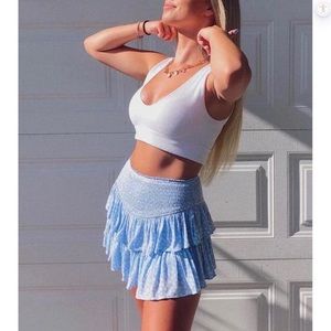 Rock n rags mini skirt